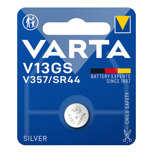Varta Knopfzelle Professional Electronics 1,55 V 155 mAh SR44 11,6x5,4mm