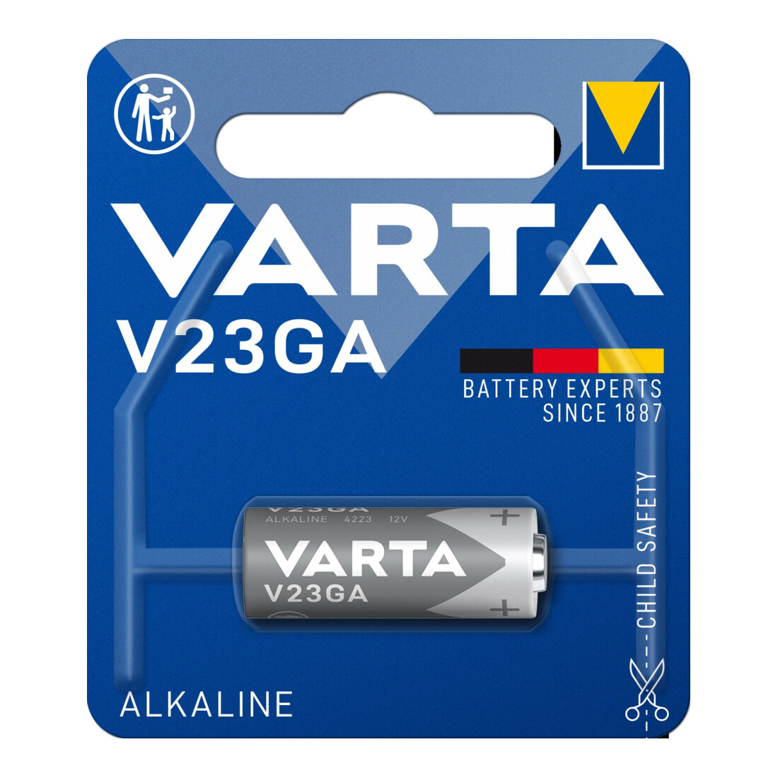 Varta Knopfzelle Professional Electronics 12 V 52 mAh V23GA 10,3x28,5mm