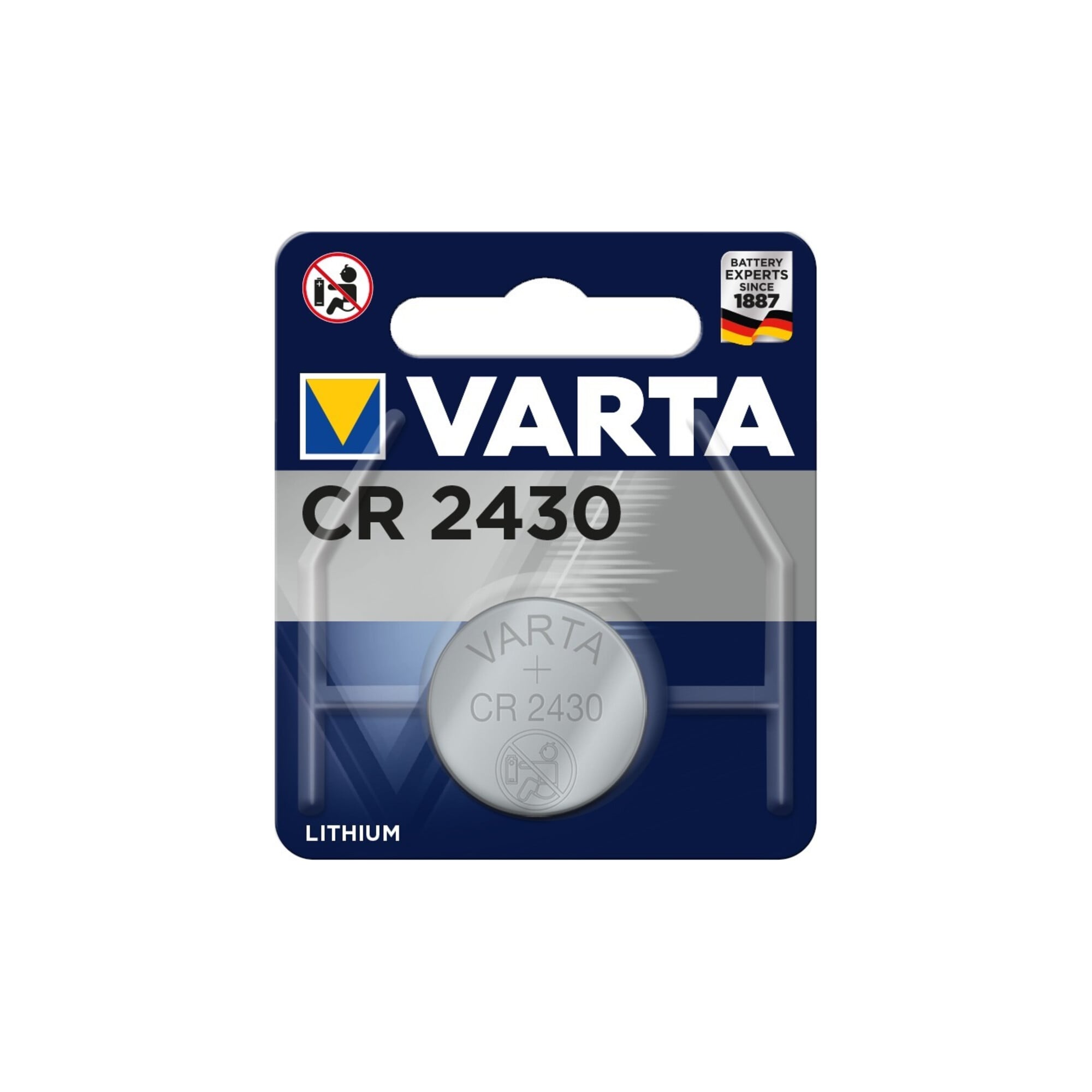 Varta Knopfzelle Professional Electronics 3 V 280 mAh CR2430 24,5x3,0mm