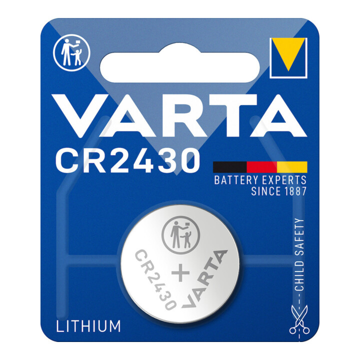 Varta Knopfzelle Professional Electronics 3 V 280 mAh CR2430 24,5x3,0mm