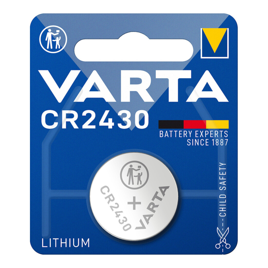 Varta Knopfzelle Professional Electronics 3 V 280 mAh CR2430 24,5x3,0mm