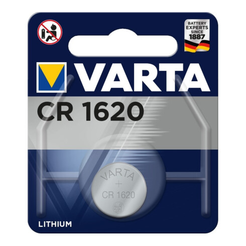 Varta Knopfzelle Professional Electronics 3 V 70 mAh CR1620 16,0x2,0mm