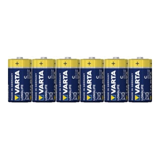VARTA Longlife Extra Baby /C/LR14 6 pcs blister, 1,5 V