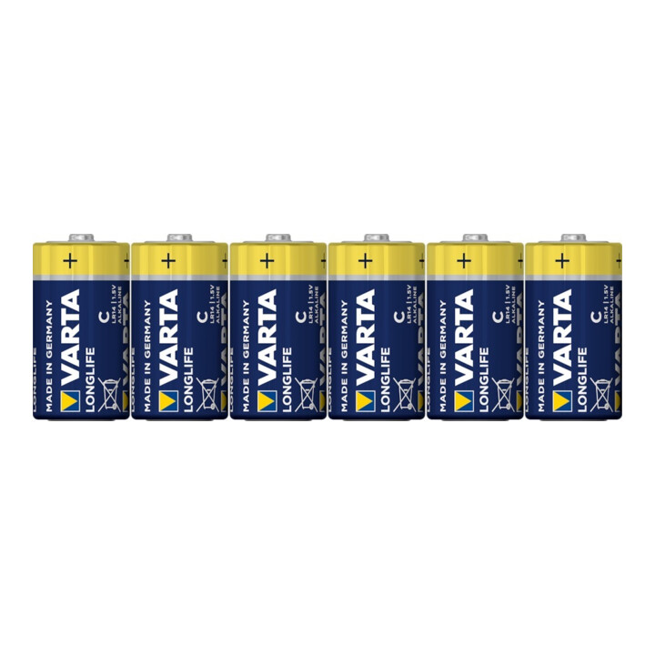 VARTA Longlife Extra Baby /C/LR14 6 pcs blister, 1,5 V