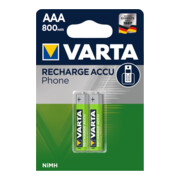 VARTA Phonepower Accu T398 Mico/AAA/HR03,800mAh