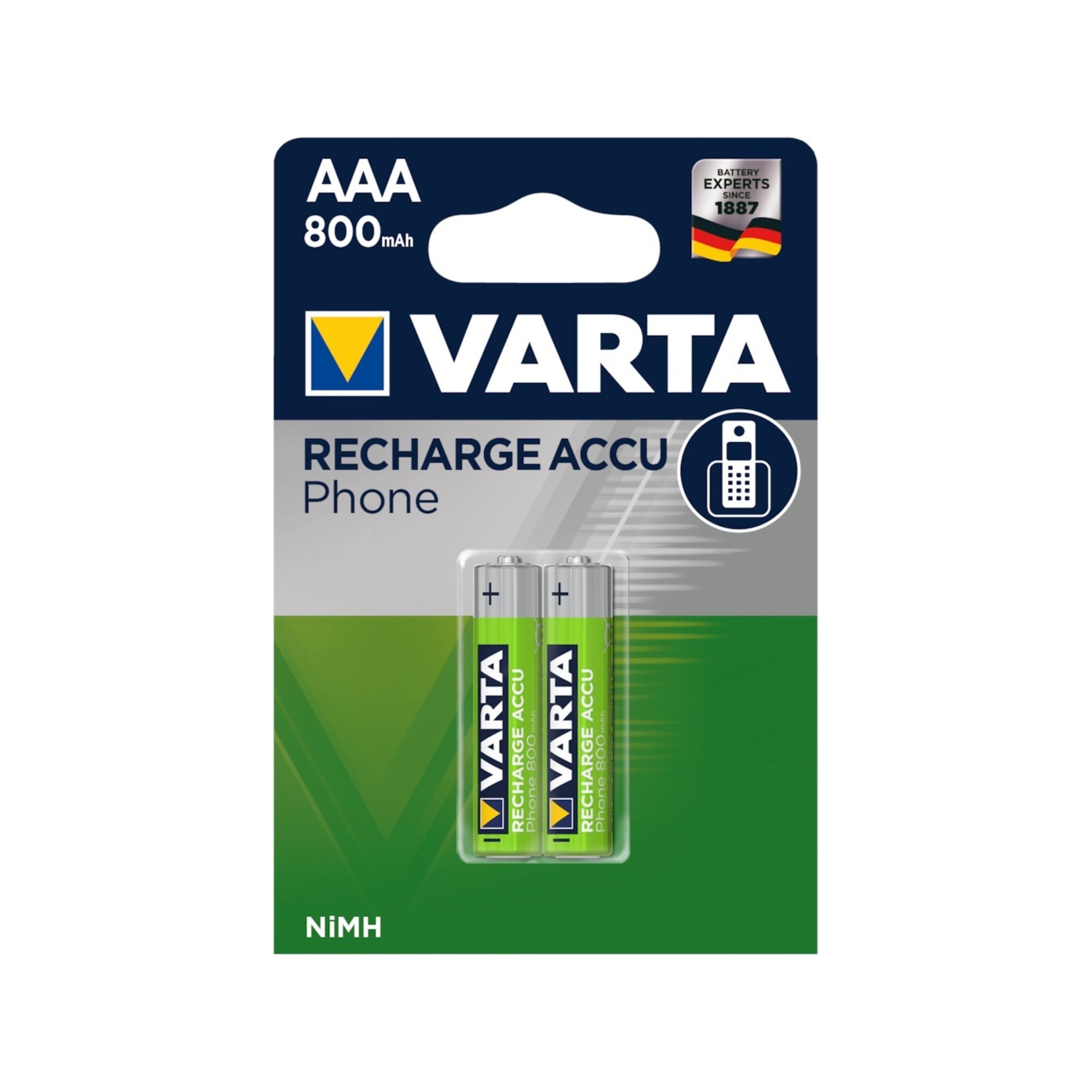 VARTA Phonepower Accu T398 Mico/AAA/HR03,800mAh