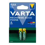 VARTA Phonepower Accu T398 Mico/AAA/HR03,800mAh-2
