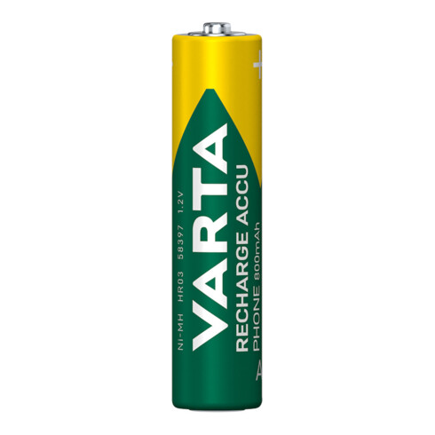 VARTA Phonepower Accu T398 Mico/AAA/HR03,800mAh