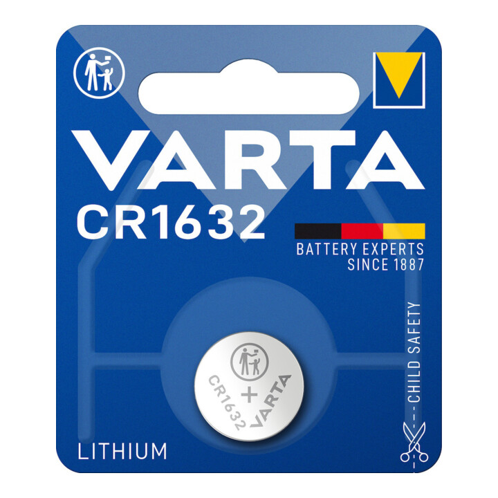 VARTA Pile bouton Electr. CR1632 140mAh