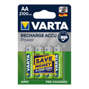 VARTA Power Accu R2U Mignon AA, HR06, 2100 mAh