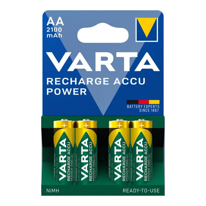 VARTA Power Accu R2U Mignon AA, HR06, 2100 mAh