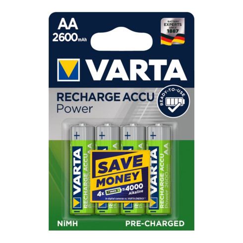 VARTA Professional Akku R2U AA 4-er Blister