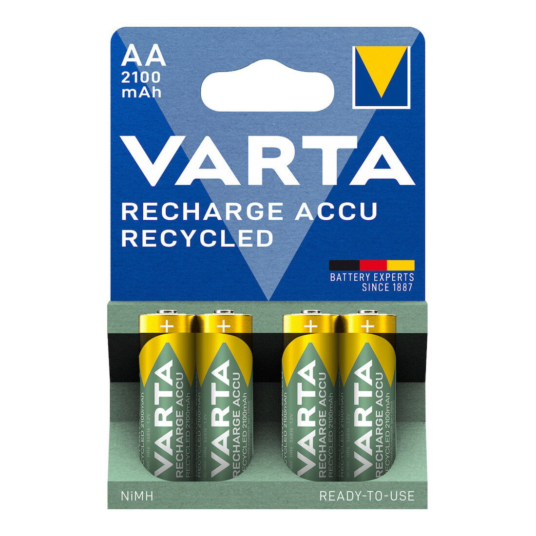 VARTA RECHARGE ACCU AA 2100mAh blister de 4