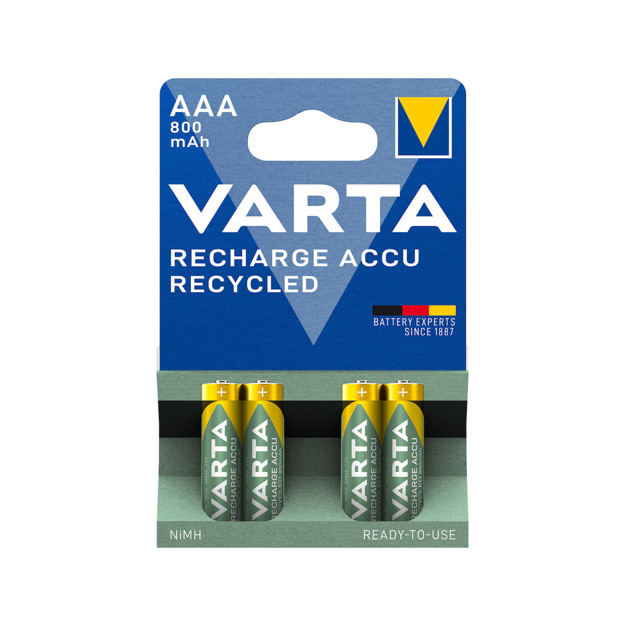 VARTA RECHARGE ACCU AAA 800mAh 4er Blister