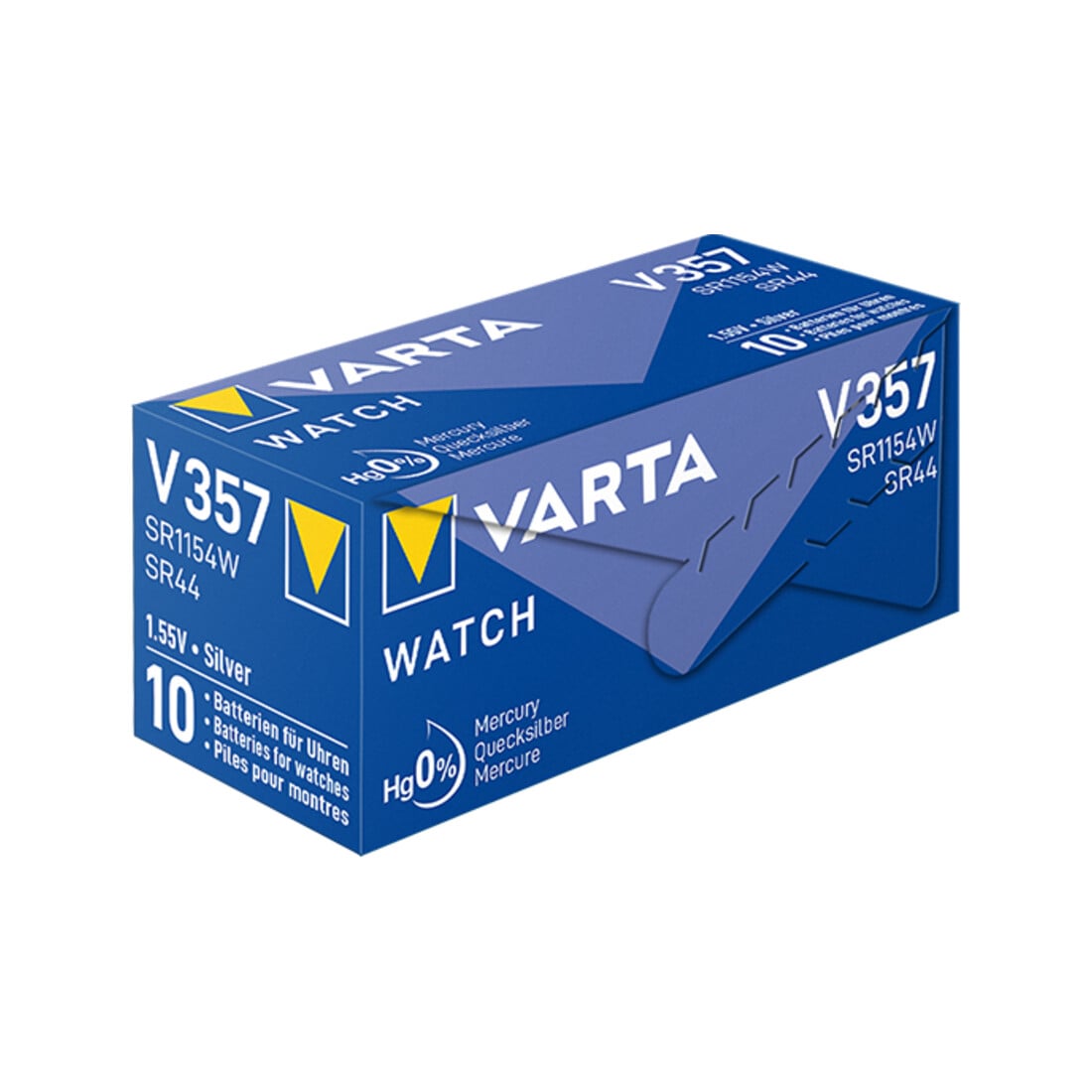 VARTA Uhrenbatterie WatchV357 HighDrain,1,55V