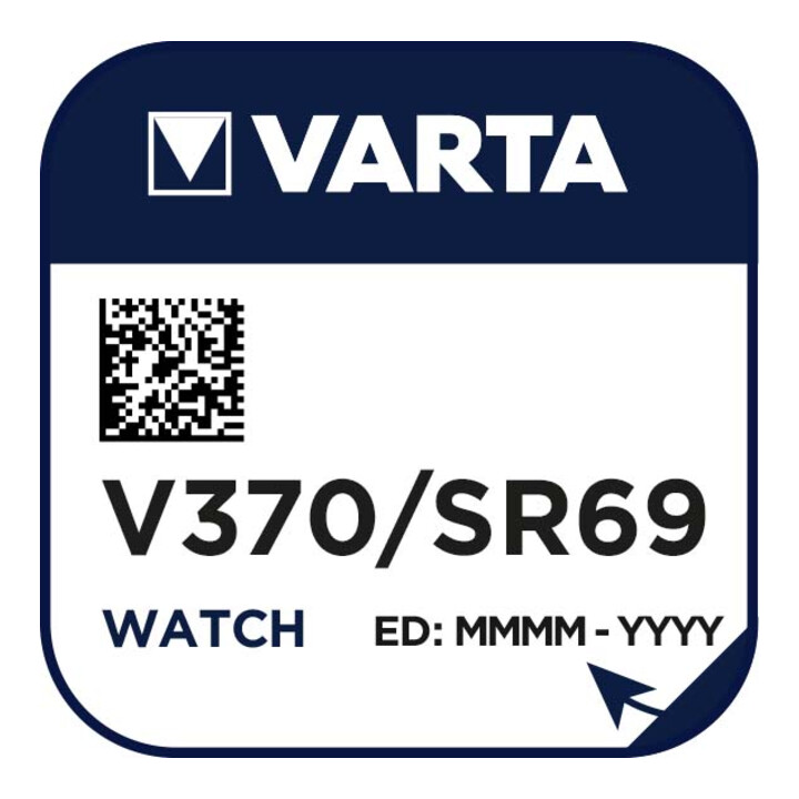 Varta Varta Pile montre 1,55 V/30 mAh/argent V 370 lot 1