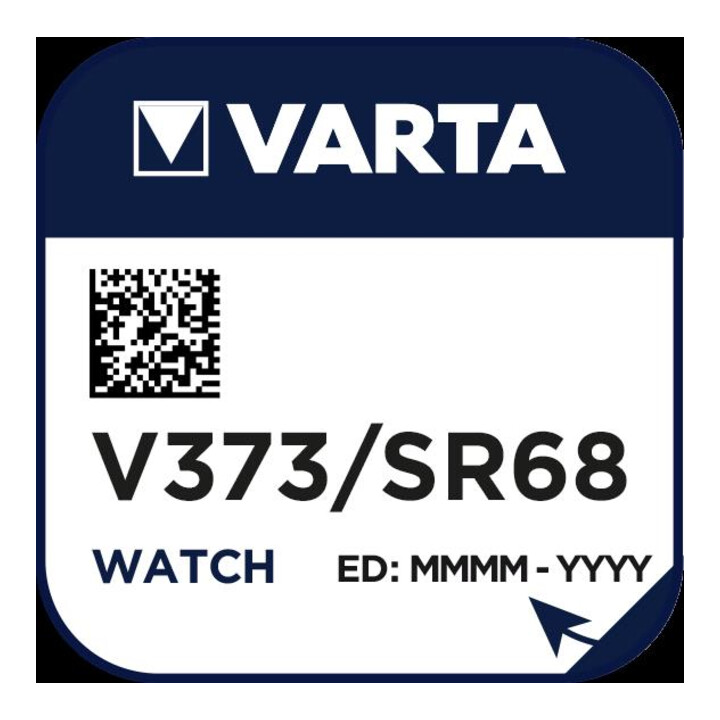Varta Varta Pile montre 1,55V/28mAh/Argent V 373 pce 1