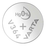 Varta Varta Pile pour montre 1,55 V/17 mAh/argent V 364 pce 1-1