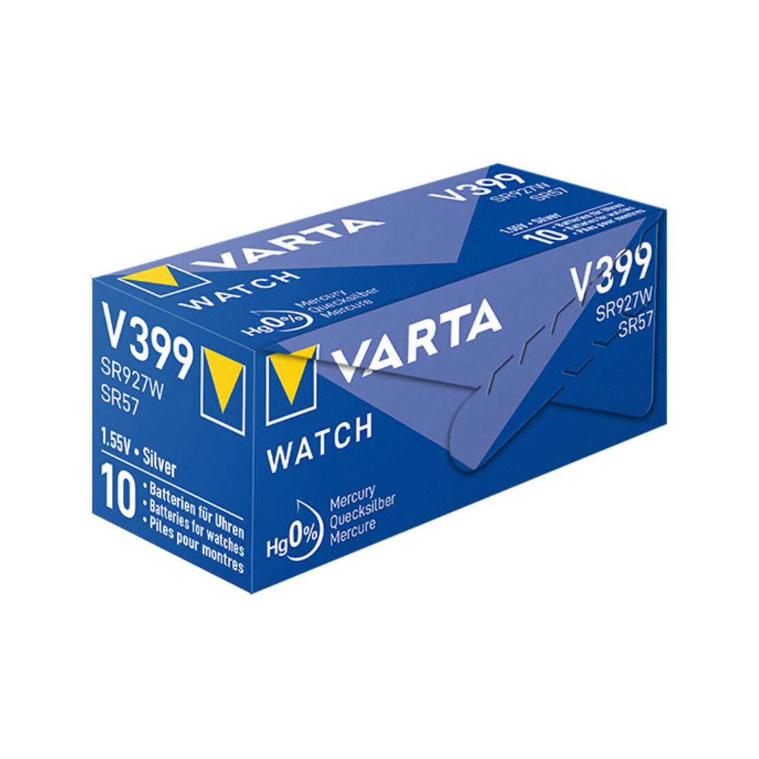 Varta Varta Pile pour montre 1,55 V/42 mAh/Argent V 399 Pc. 1