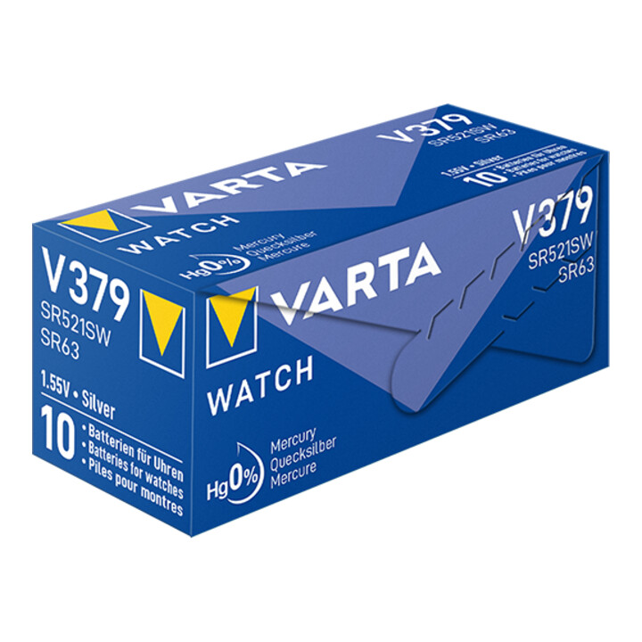Varta Varta Pile pour montre 1,55V/15mAh/Argent V 379 Stk.1