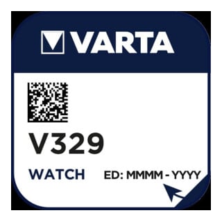 Varta Varta Pile pour montre 1,55V/37mAh/Argent V 329 Stk.1