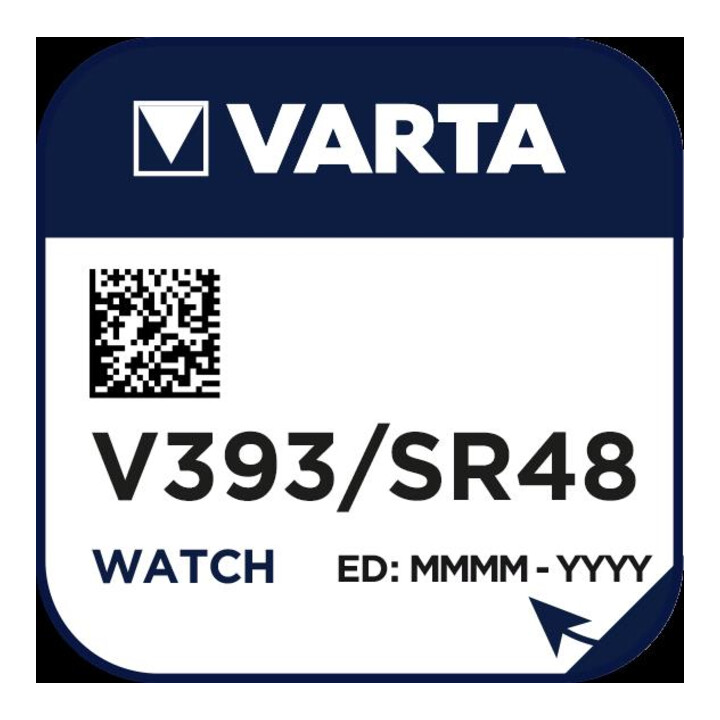 Varta Varta Pile pour montre 1,55V/77mAh/Argent V 393 Stk.1