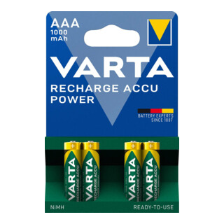 Varta Varta Recharge Accu Power AAA 1,2V/1000mAh/NiMH 5703 Blister 4