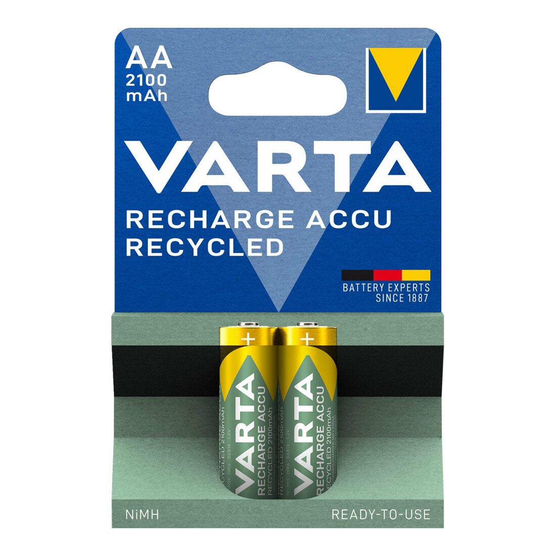 Varta Varta Recharge Accu Recyclé AA 1,2V/1200mAh/NiMH 56816 Bli.2