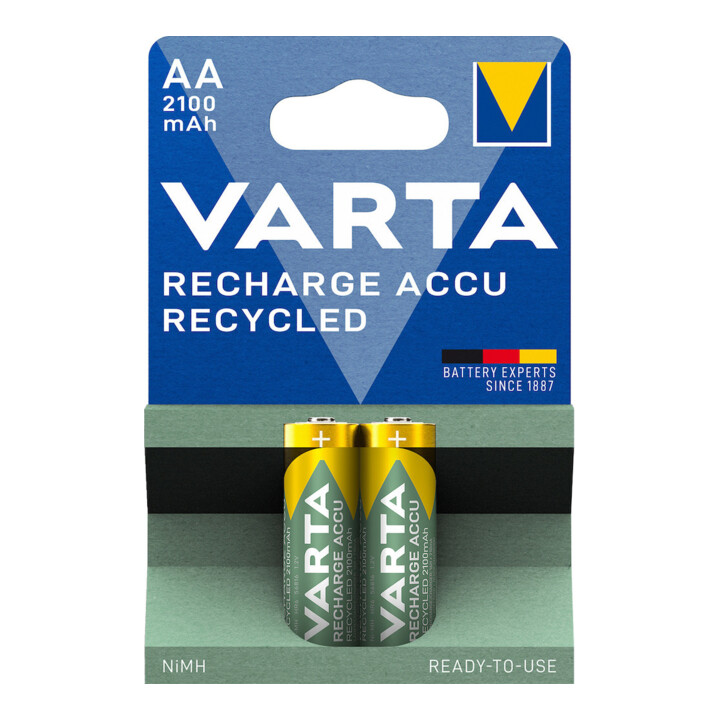 Varta Varta Recharge Accu Recyclé AA 1,2V/1200mAh/NiMH 56816 Bli.2