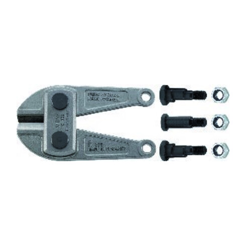 VBW Tête de couteau avec vis 760 mm WAGGONIT