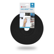 VELCRO Klettkabelbinder ONE-WRAP® Tape 20mm x 25m, schwarz-4