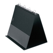 Veloflex Tischflipchart 4101080 DIN A4 quer 4Ringe 10Hüllen schwarz