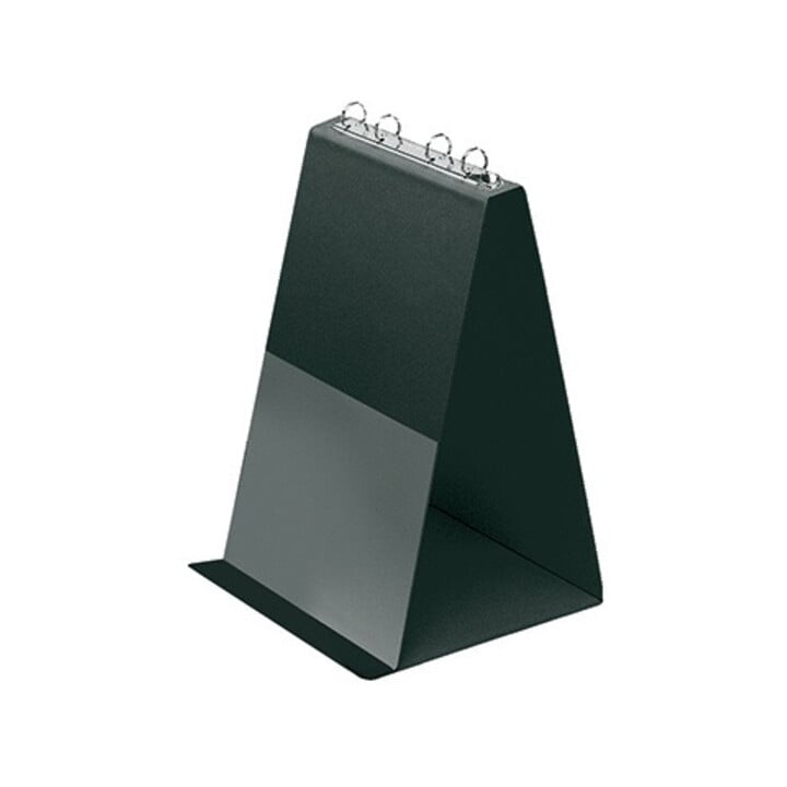 Veloflex Tischflipchart V4102080 DIN A4 hoch 4Ringe 10Hüllen schwarz