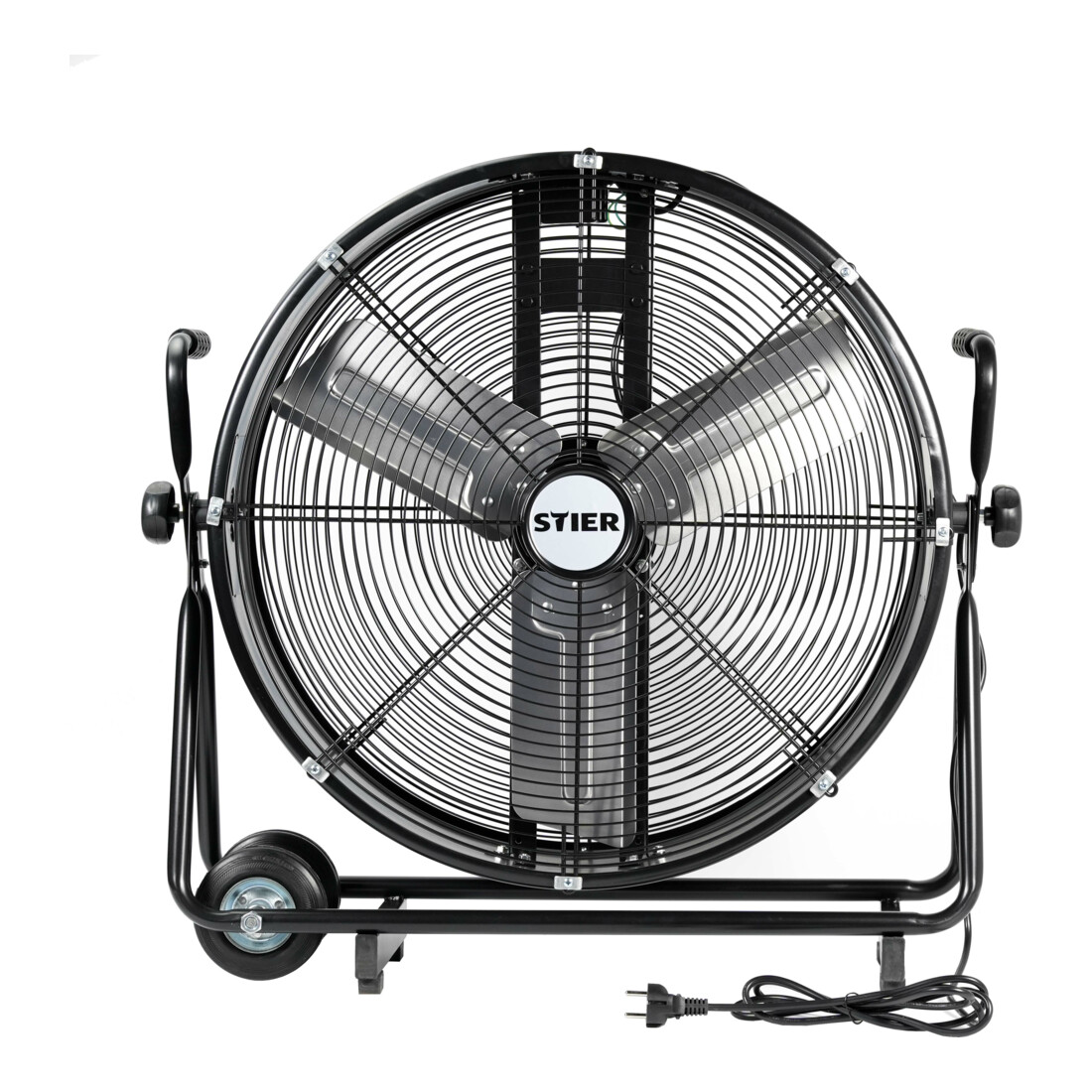 Ventilateur tambour mobile STIER, 330 W Ø 600 mm