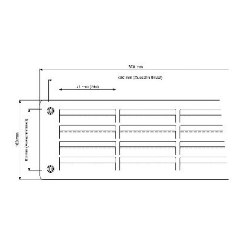 Ventilation de salle de bain 9083 ER L.500mm I.100mm VA