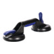 Ventouse de levage blue line cap.charge 60 kg D. tête 120 mm 2 têtes plastique z-1