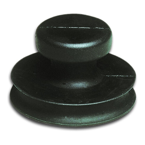 Ventouse de levage cap.charge 15 kg D. tête 80 mm caoutchouc VERIBOR