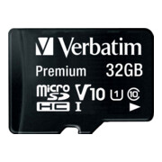 Verbatim Carte microSDHC 32GB Classe 10 44083-3