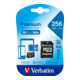 Verbatim Carte microSDXC 256GB Classe 10, U1, Premium 44087