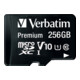 Verbatim Carte microSDXC 256GB Classe 10, U1, Premium 44087