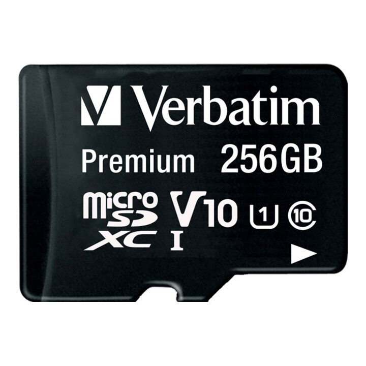 Verbatim Carte microSDXC 256GB Classe 10, U1, Premium 44087