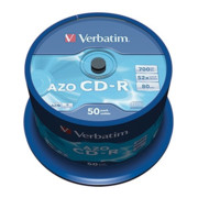 Verbatim CD-R 43343 52x 700MB 80Min. Spindel 50 St./Pack.