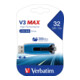 Verbatim Clé USB 32 Go USB 3.0 Vitesse de lecture 300 Mo/s Vitesse d’écriture 70 Mo/s