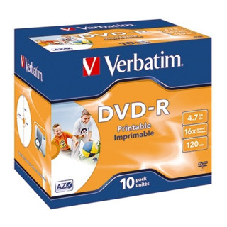 Verbatim DVD-R 43521 16x 4,7GB 120Min. Jewelcase 10 St./Pack