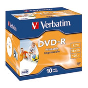 Verbatim DVD-R 43521 16x 4,7GB 120Min. Jewelcase 10 St./Pack