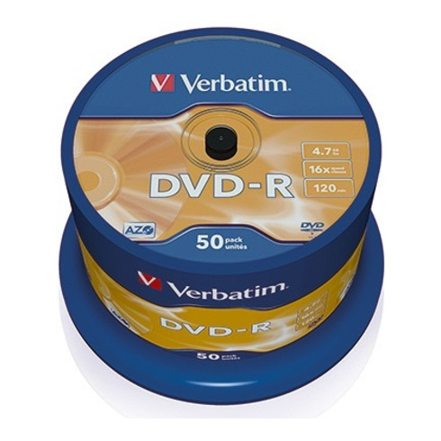 Verbatim DVD-R 43548 16x 4,7GB 120Min. Spindel 50 St./Pack.