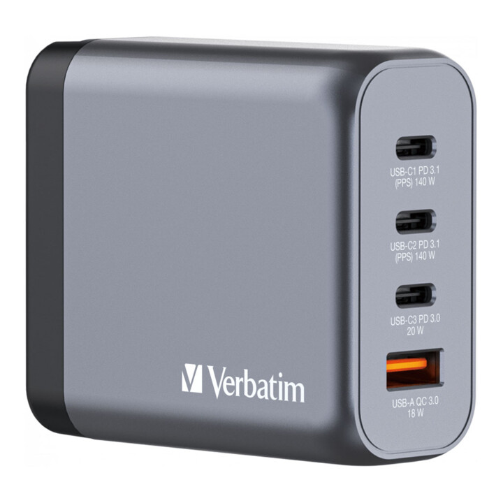 Verbatim Ladeadapter Universal GNC-140 GaN 140W
