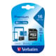 Verbatim microSDHC-Card 16GB Class 10 44082