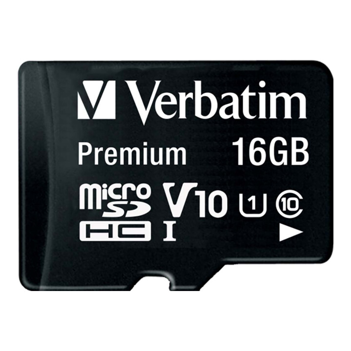 Verbatim microSDHC-Card 16GB Class 10 44082