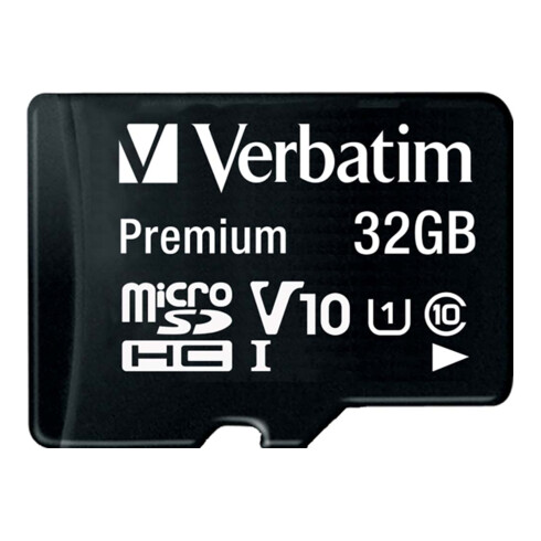 Verbatim microSDHC-Card 32GB Class 10 44083